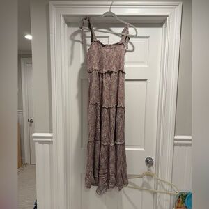 Lush Purple Paisley Dress S